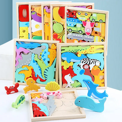 Young Scholars 3D Wooden Puzzle