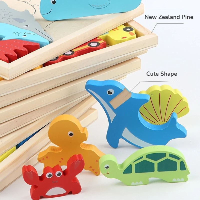 Young Scholars 3D Wooden Puzzle