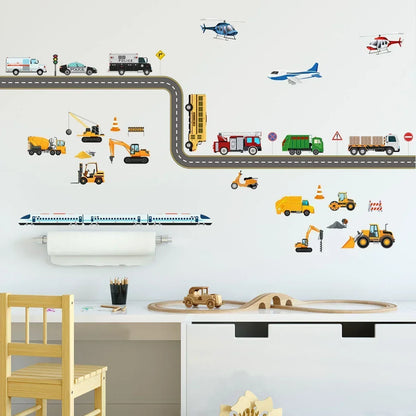 Beep Beep Traffic Wall Stickers