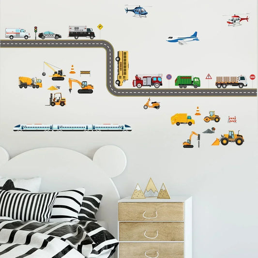 Beep Beep Traffic Wall Stickers