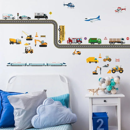 Beep Beep Traffic Wall Stickers