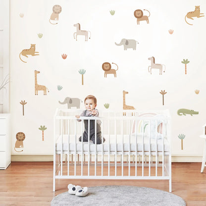 Safari Animals Wall Stickers