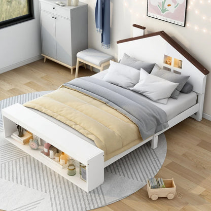 Keep the Lights On Full Size Platform Bed