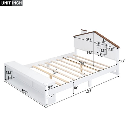 Keep the Lights On Full Size Platform Bed