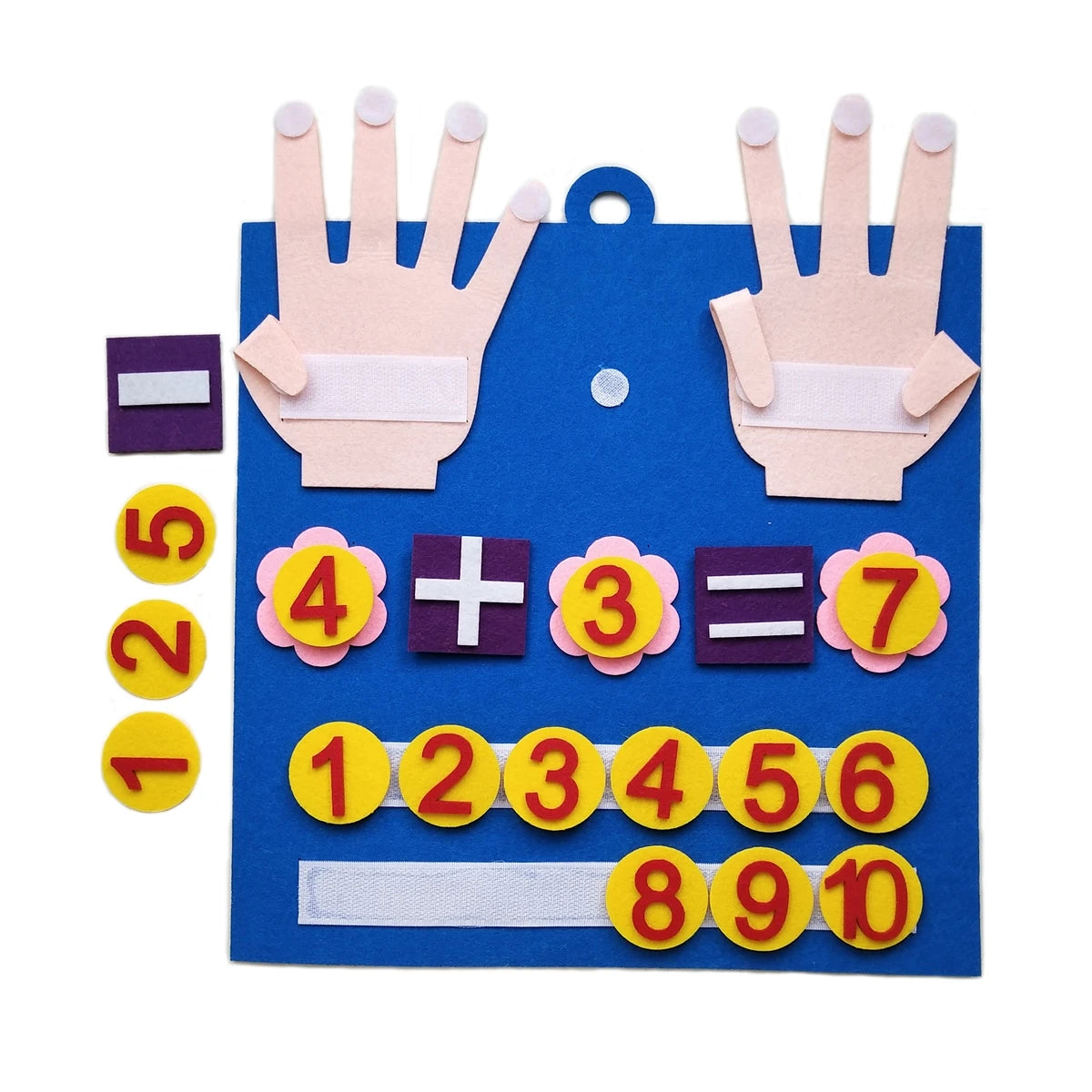 Felt Fingers Fun with Math Toy