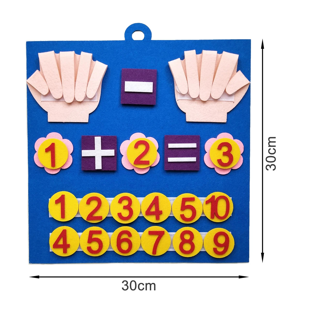 Felt Fingers Fun with Math Toy