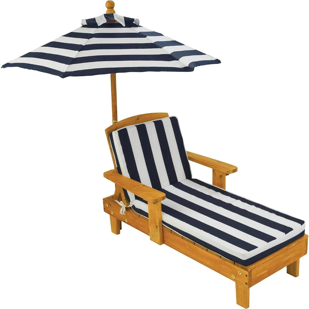 Amagansett Striped Chaise Lounger