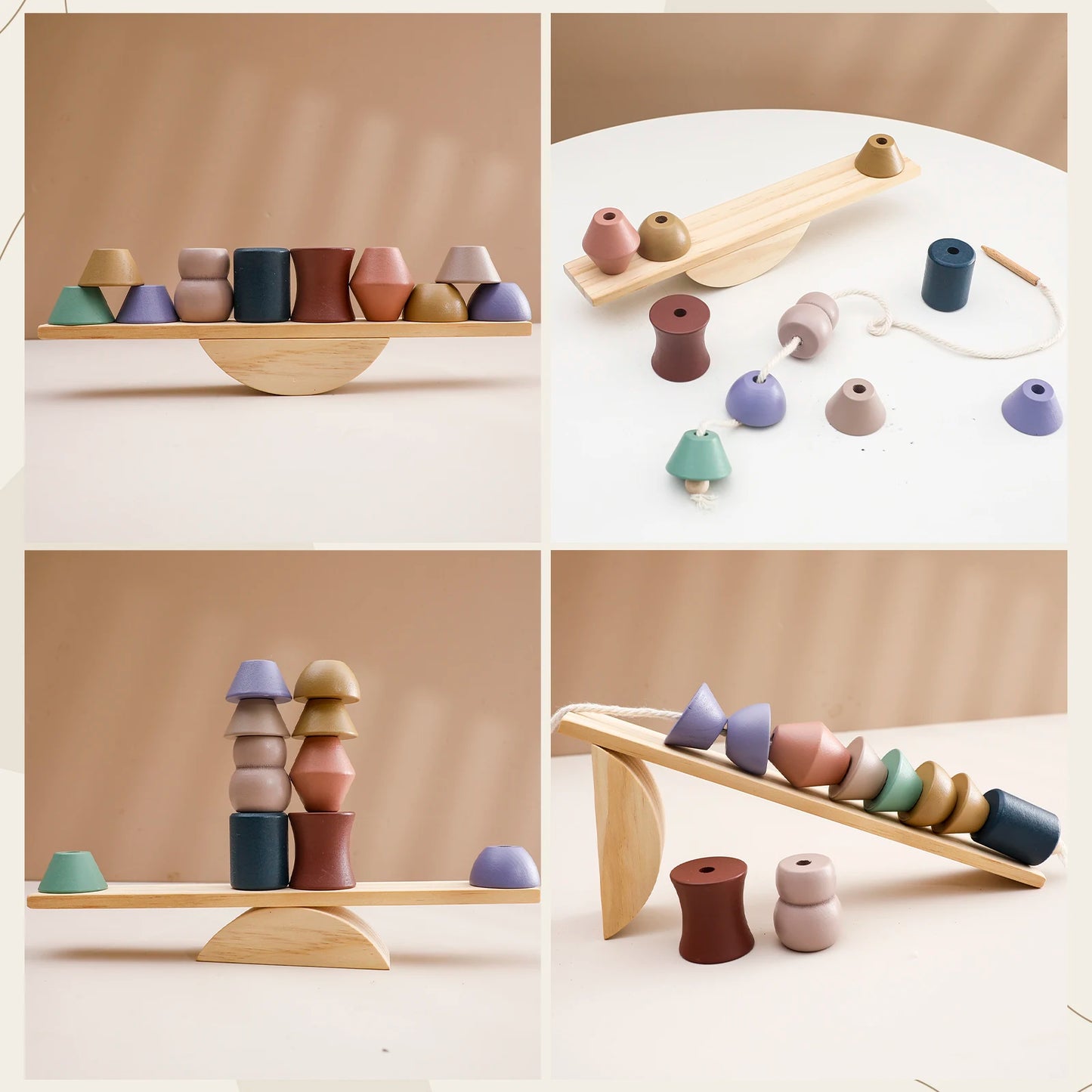 Stack & Thread Wooden Toys