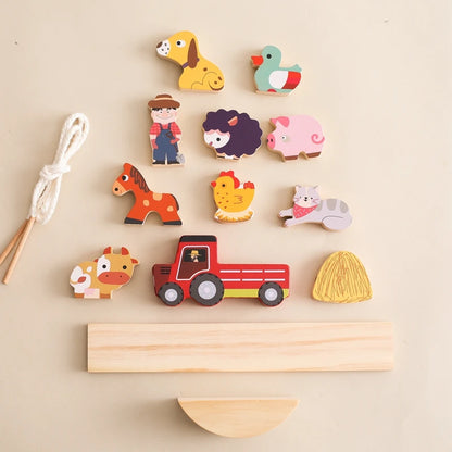 Stack & Thread Wooden Toys