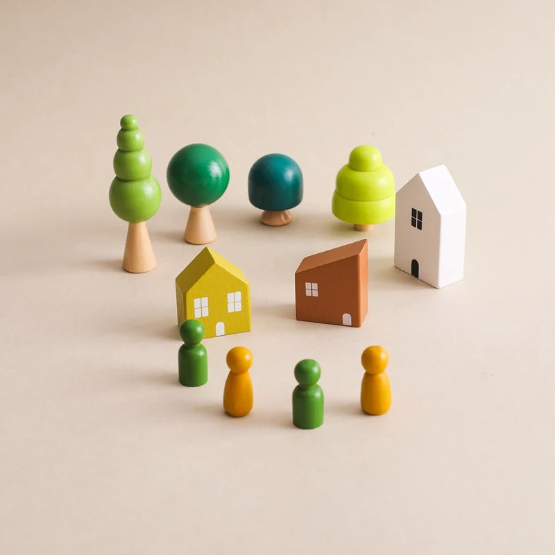 Stack & Thread Wooden Toys