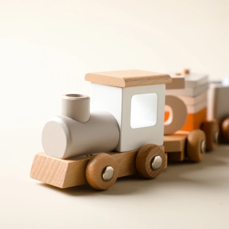 Birthday Edition Wooden Train Set