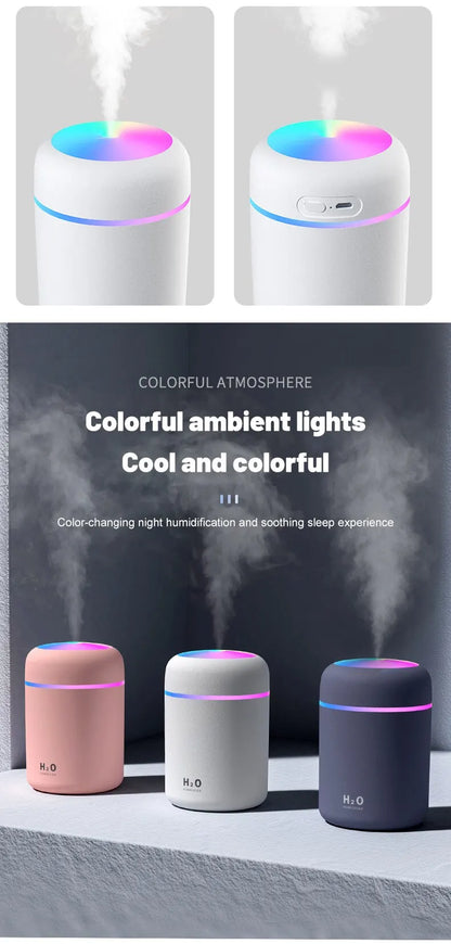 Serenity Mist Portable Humidifier & Nightlight