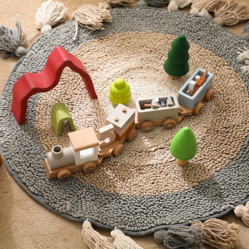 Birthday Edition Wooden Train Set