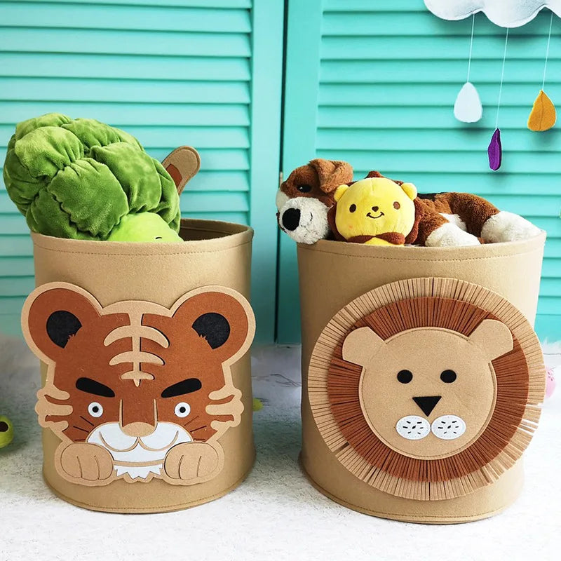 Zoo Stash Animal Storage Basket